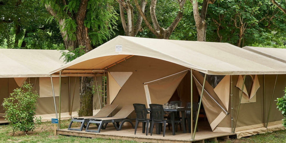 Camping Vallon Pont d'Arc emplacement tente