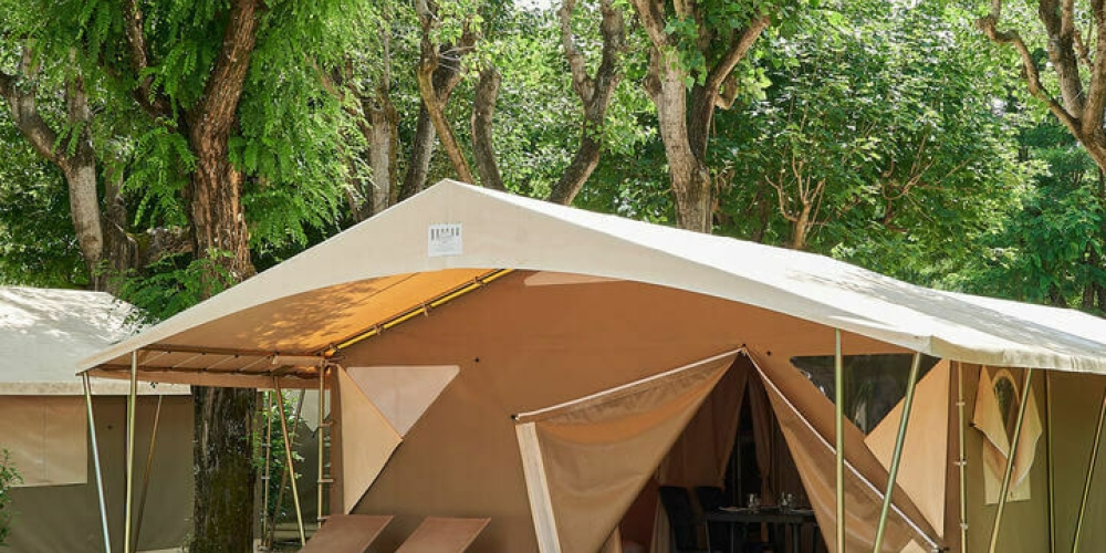 Tent Ardèche camping Rives d'Arc