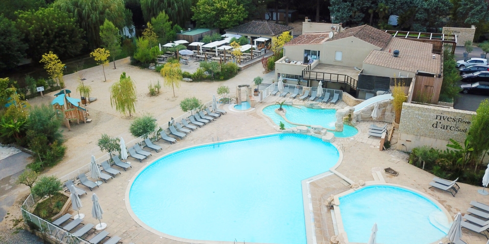 Camping Ardèche Schwimmbad